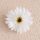 Cap de gerbera artificială 9cm – Alb  