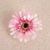 Cap de gerbera artificială, 9cm - Roz pal