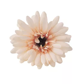 Cap de gerbera artificială, 9cm - Roz pudrat