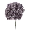 Fir de hortensie artificială, 35cm - Mov închis