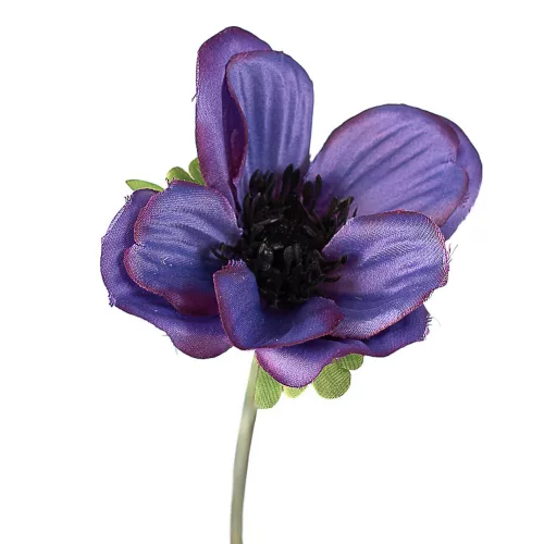 Fir de anemonă artificială, 30cm - Mov
