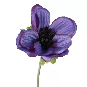Fir de anemonă artificială, 30cm - Mov