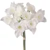 Buchet de narcise artificiale, 41cm - Alb