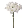 Buchet de narcise artificiale, 41cm - Alb