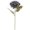 Fir de floarea-soarelui artificială, 50cm - Albastru