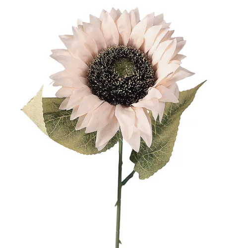 Fir de floarea-soarelui artificială, 50cm - Șampanie