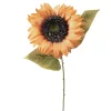 Fir de floarea-soarelui artificială, 50cm - Portocaliu deschis
