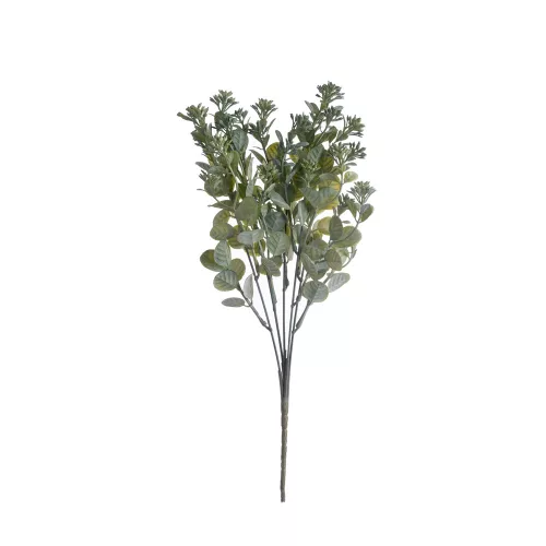 Buchet de plante artificiale, 38cm - Verde închis