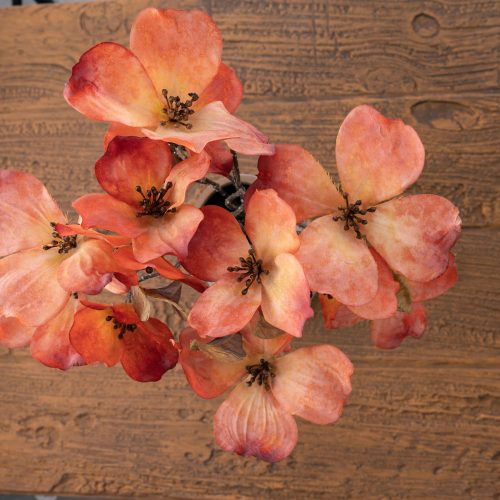 Buchet de magnolii artificiale 44cm – Portocaliu  