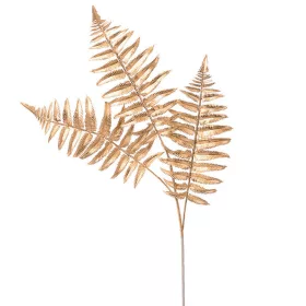 Ramură decorativă de frunză de ferigă, 56cm - Auriu