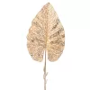 Frunză decorativă decupată, 55cm - Auriu