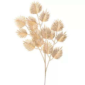 Ramură cu 3 frunze de magnolie, 67cm - Auriu