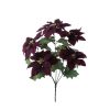 Buchet poinsettia 36cm – Bordeaux  