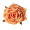 Cap de floare de trandafir din mătase, 9cm - Portocaliu