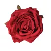 Cap de floare de trandafir din mătase, 9cm - Roșu