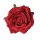 Cap de floare de trandafir din mătase, 9cm - Roșu
