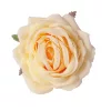 Cap de floare de trandafir din mătase, 9cm - Galben