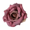 Cap de floare de trandafir din mătase, 8cm - Mov închis