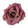 Cap de floare de trandafir din mătase, 8cm - Mov închis