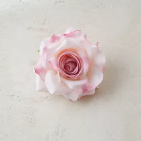 Cap de floare de trandafir din mătase, 8cm - Roz deschis