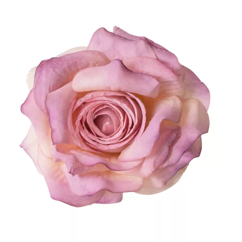 Cap de floare de trandafir din mătase, 8cm - Mov deschis