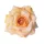 Cap de floare de trandafir din mătase, 8cm - Portocaliu deschis
