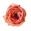 Cap de floare de bujor din mătase, 10cm - Portocaliu