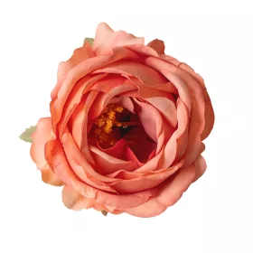 Cap de floare de bujor din mătase, 10cm - Portocaliu