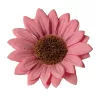 Cap de floare de floarea-soarelui din mătase, 10cm - Roz închis