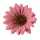 Cap de floare de floarea-soarelui din mătase, 10cm - Roz închis