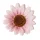 Cap de floare de floarea-soarelui din mătase, 10cm - Roz deschis