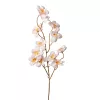 Ramură de floare de piersic din mătase, 84cm - Șampanie