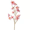 Ramură de floare de piersic din mătase, 84cm - Roz deschis