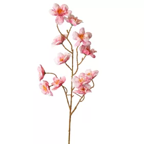 Ramură de floare de piersic din mătase, 84cm - Roz deschis