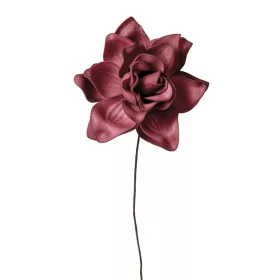 Tulpină de gardenie din mătase, 24cm - Bordo
