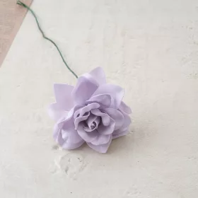Tulpină de gardenie din mătase, 24cm - Mov deschis