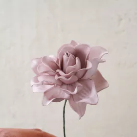 Tulpină de gardenie din mătase, 24cm - Mauve