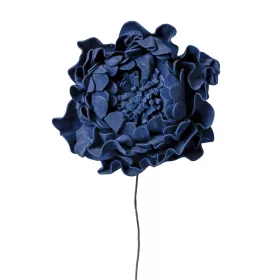 Tulpină de bujor din mătase, 26cm - Albastru închis