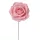 Tulpină de trandafir din mătase, 23cm - Roz