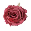 Cap de floare de trandafir din mătase, 9cm - Bordo
