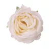 Cap de floare de trandafir din mătase, 9cm - Crem