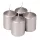 Set lumânări advent, 5.5 x 4cm - Argintiu metalizat