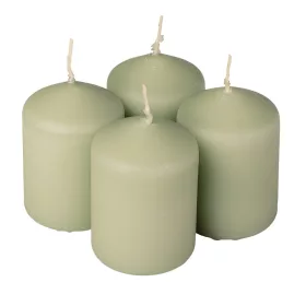 Set lumânări advent, 5.5 x 4cm - Verde mat
