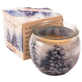 "Snow queen" lumânare parfumată, pahar