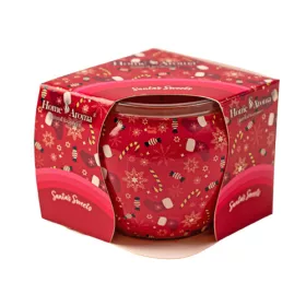 Dulciurile lui Moș Crăciun, lumânare parfumată, pahar