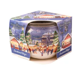 Magia Crăciunului, lumânare parfumată, pahar