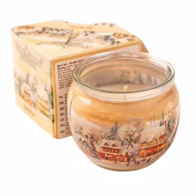 Polul Nord, lumânare parfumată, pahar