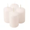 Set lumânări advent cilindrice 8 x 5cm - Lac Alb