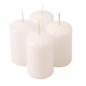 Set lumânări advent cilindrice 8 x 5cm - Lac Alb