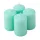 Set lumânări advent cilindrice 8 x 5cm - Lac Turcoaz deschis